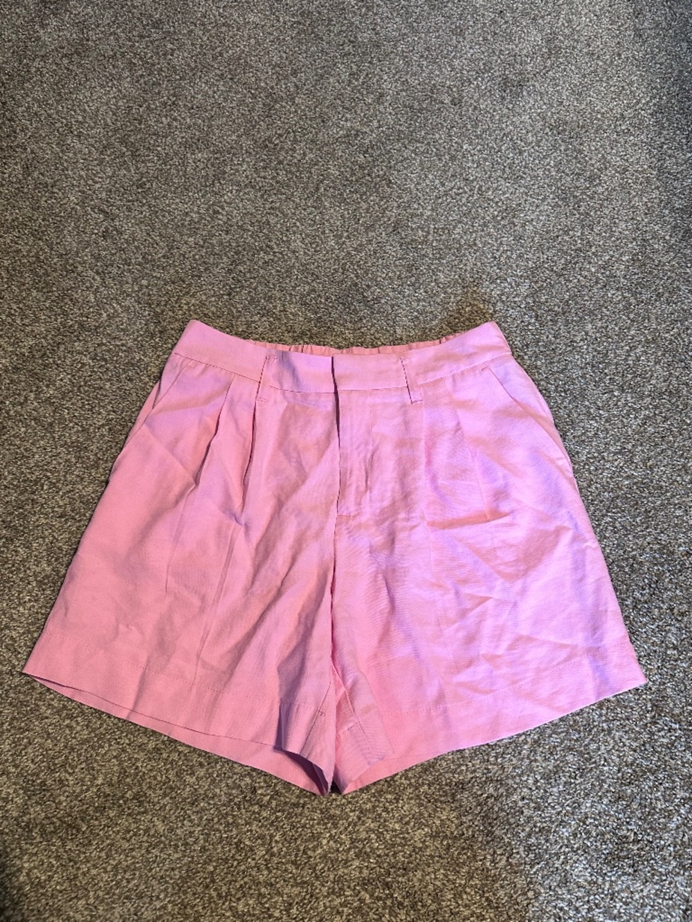A New Day Pink High Rise Tailored Shorts Dressy Casual | Size 6